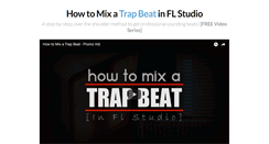 Desktop Screenshot of howtomixatrapbeatinflstudio.com